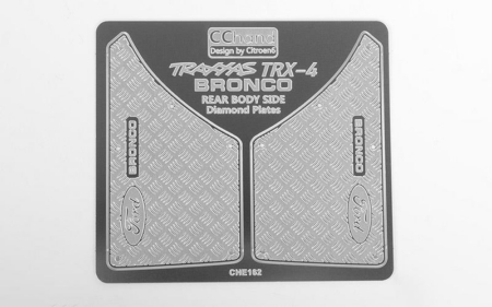 Placas de diamante para cuartos traseros RC4WD para Traxxas TRX-4 '79 Bronco Ranger XLT (VVV-C0486)