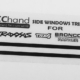 Moldura de ventana lateral delantera RC4WD para Traxxas TRX-4 '79 Bronco Ranger XLT (VVV-C0519)