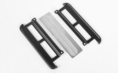 Deslizadores laterales metálicos Rook RC4WD para Tamiya 1/10 Isuzu Mu Type X CC-01 (negros) (VVV-C0572)