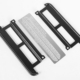 Deslizadores laterales metálicos Rook RC4WD para Tamiya 1/10 Isuzu Mu Type X CC-01 (negros) (VVV-C0572)