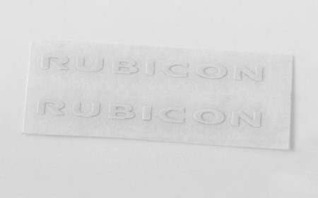 Logotipo del capó delantero RC4WD para Gelande II RTR a escala 1/18 con carrocería Black Rock (blanco) (VVV-C0577)