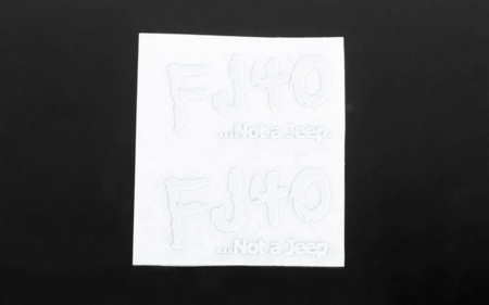 Emblema RC4WD FJ40 para G2 Cruiser (VVV-C0603)