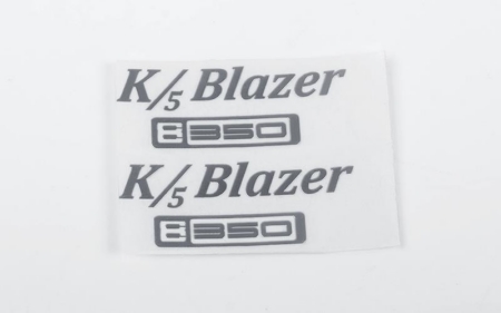 Logotipo metálico RC4WD para Chevrolet Blazer Axial SCX10 II de 1969 (VVV-C0636)