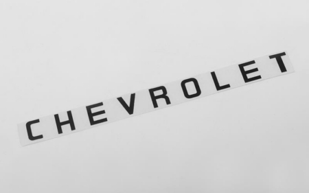 Logotipo metálico trasero RC4WD para Chevrolet Blazer Axial SCX10 II 1969 (negro) (VVV-C0637)