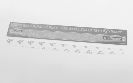 Placas de diamante para parachoques trasero RC4WD para Chevrolet Blazer Axial SCX10 II 1969 (VVV-C0640)