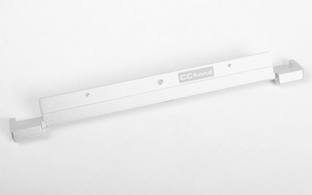 Parachoques trasero de metal pulido RC4WD para Range Rover Classic (escala JS 1/10, plateado) (VVV-C0687)