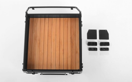 Caja trasera Kober RC4WD con guardabarros para carrocería TF2 Mojave (negra) (VVV-C0712)