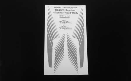 Rayas de carrocería Boogie RC4WD para Toyota 4Runner de carrocería rígida de 1985 (VVV-C0751)