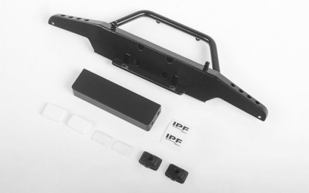 Parachoques delantero con cabrestante de acero Stinger RC4WD con luces IPF para Redcat GEN8 Scout II Crawler a escala 1/10 (VVV-C0817)