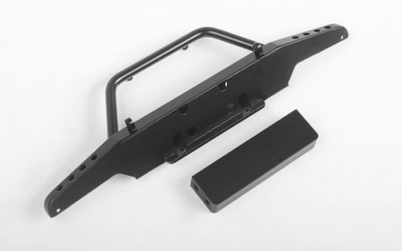 Parachoques delantero con cabrestante de acero Stinger RC4WD para el vehículo de orugas Redcat GEN8 Scout II a escala 1/10 (VVV-C0818)