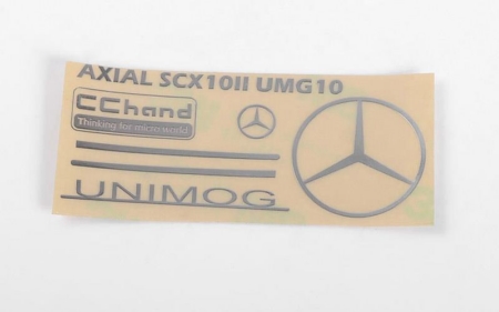 Conjunto de emblemas RC4WD para Axial 1/10 SCX10 II UMG10 4WD Rock Crawler (VVV-C0822)