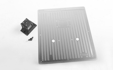 Cubierta de caja de acero RC4WD Shield con soporte para neumáticos para Traxxas Mercedes-Benz G 63 AMG 6x6 (VVV-C0972)