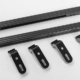 Deslizadores laterales Tonfa RC4WD para camiones Traxxas Mercedes-Benz G (negros) (VVV-C0975)