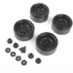 Llantas RC4WD Burato 2.2 Beadlock con tapacubos (negras) (VVV-C1019)