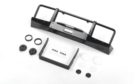 Parachoques delantero de metal Oxer RC4WD con luces para Range Rover Classic a escala JS 1/10 (VVV-C1023)