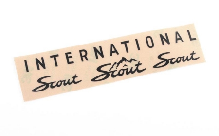 Emblemas traseros RC4WD para Vanquish VS4-10 Origin Halfcab (negro) (VVV-C1031)