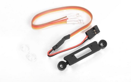 Inserción de faro RC4WD Micro Series con sistema de iluminación LED para Jeep Wrangler RTR Axial SCX24 1/24 (VVV-C1050)