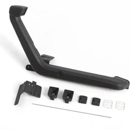 Snorkel RC4WD con reflectores y antena para Jeep Axial SCX10 III (Gladiator/Wrangler) a escala 1/10 (VVV-C1073)