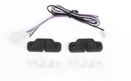 Luces de roca para guardabarros interior RC4WD con kit de luces LED para Jeep Axial SCX10 III (Gladiator/Wrangler) a escala 1/10 (VVV-C1080)