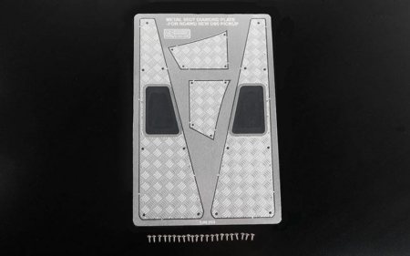Placas de diamante para capó delantero de acero RC4WD para Land Rover Defender D90 (Pick-up/SUV) RC4WD Gelande II 2015 (VVV-C1085)