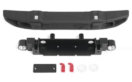 Parachoques delantero ancho RC4WD OEM con soporte para matrícula para Jeep Axial SCX10 III (Gladiator/Wrangler) a escala 1/10 (VVV-C1105)