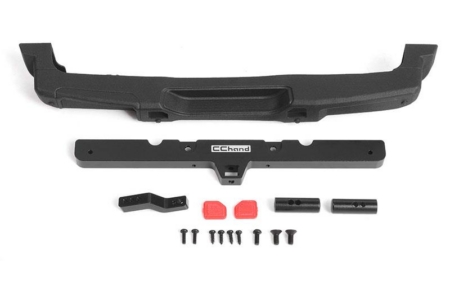 Parachoques trasero OEM RC4WD con gancho de remolque para Jeep JLU Wrangler Axial 1/10 SCX10 III (VVV-C1112)