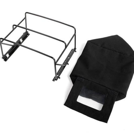 Caja de caja de tubo de acero RC4WD con capota blanda para Land Rover Defender D90 RC4WD Gelande II 2015 (Pick-Up) (Negro) (VVV-C1128)