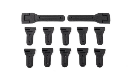 Juego completo de bisagras para puerta y portón trasero RC4WD para Jeep Wrangler JLU Axial SCX6 (VVV-C1217)