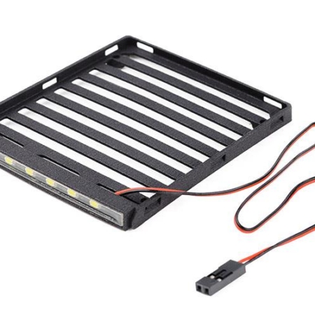 Baca de techo plano RC4WD con LED para Axial SCX24 JT Gladiator (VVV-C1363)