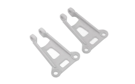 Soportes de amortiguadores delanteros RC4WD para chasis Trail Finder 2 (plateados) (VVV-C1393)
