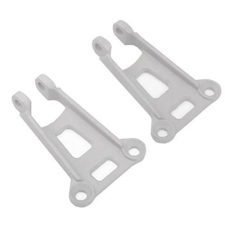 Soportes de amortiguadores delanteros RC4WD para chasis Trail Finder 2 (plateados) (VVV-C1393)
