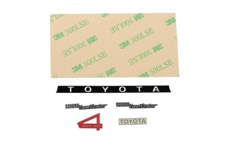 Emblema metálico RC4WD para camión RC4WD Trail Finder 2, kit LWB con carrocería Lexan Toyota Land Cruiser FJ55 de 1980 (VVV-C1404)
