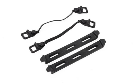 Soporte para canoa RC4WD para barras de techo. Kit para camión RC4WD Trail Finder 2, LWB, con carrocería Lexan para Toyota Land Cruiser FJ55 de 1980 (VVV-C1414).
