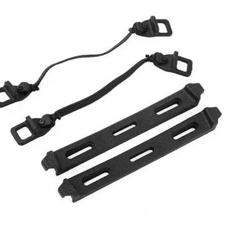 Soporte para canoa RC4WD para barras de techo. Kit para camión RC4WD Trail Finder 2, LWB, con carrocería Lexan para Toyota Land Cruiser FJ55 de 1980 (VVV-C1414).