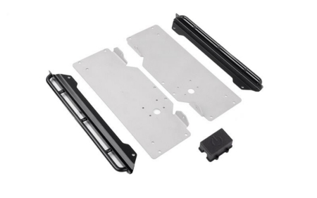 Protectores laterales y deslizadores de chasis RC4WD con caja de interruptores para el kit de camión RC4WD Trail Finder 2, LWB, con carrocería Lexan para Toyota Land Cruiser FJ55 de 1980 (VVV-C1419)