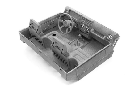 Cabina interior detallada RC4WD para Enduro Bushido (gris) (VVV-C5002)