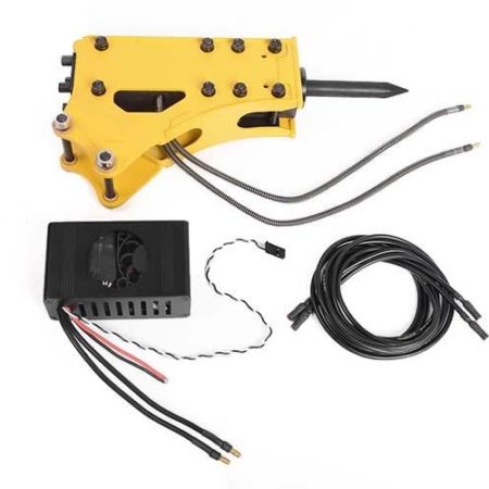 Accesorio de martillo rompedor RC4WD para excavadora hidráulica RTR de 360 ​​L a escala 1/14 (amarillo) (VVV-S0245)