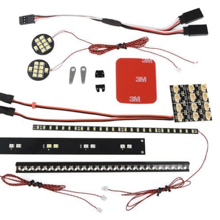Sistema de iluminación LED RC4WD con barra de luces para Miller Motorsports Pro Rock Racer (VVV-S0253)