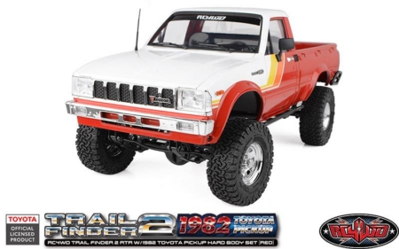 RC4WD Trail Finder 2 RTR con carrocería rígida para camioneta Toyota de 1982 (rojo)