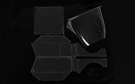 Paneles de carrocería Lexan RC4WD para Miller Motorsports Pro Rock Racer (transparentes) (Z-B0001)