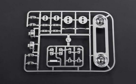 Árbol de piezas y accesorios cromados para RC4WD Cruiser (Z-B0075)