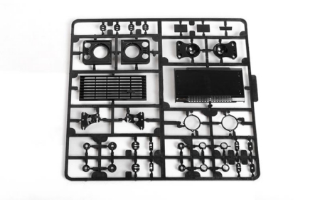 Detalles de luces y parrilla del Land Rover Defender D90 RC4WD 2015 (Z-B0232)