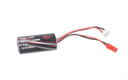 Batería de iones de litio RC4WD de 7,4 V y 320 mAh con conector de equilibrio (Z-E0127)