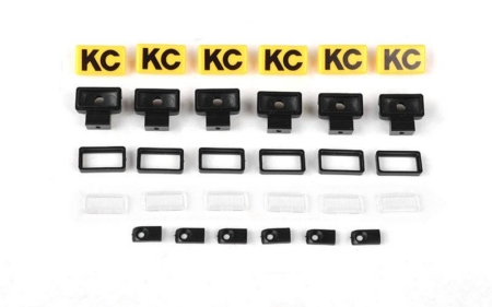 Luces rectangulares RC4WD KC HiLiTES con cubiertas (Z-E0132)