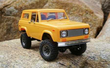 Gelande II RTR a escala 1/18 con carrocería rígida Black Hawk (Z-RTR0059)