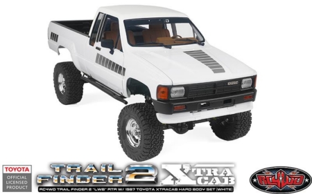 RC4WD Trail Finder 2 LWB RTR con carrocería rígida Toyota XtraCab de 1987 (blanco) (Z-RTR0064)