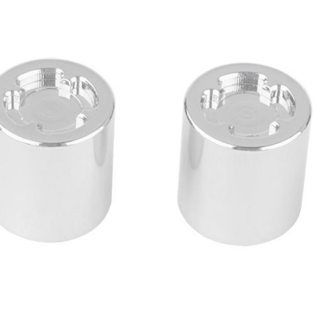 Bujes traseros RC4WD a escala 1/8 (cromados) (Z-S0033)