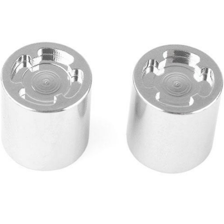 Bujes traseros RC4WD a escala 1/10 (cromados) (Z-S0034)