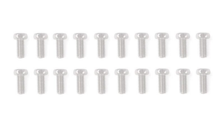 Pernos de cabeza hexagonal para escala RC4WD (M2,5 x 6 mm) (plateados) (Z-S0102)