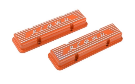 Tapas de válvulas de aluminio RC4WD para motor V8 a escala (naranja) (Z-S0317)